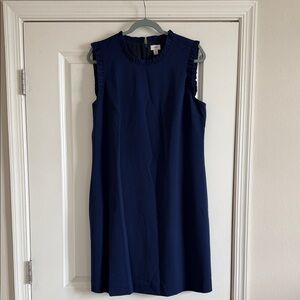 J. Crew Navy Sleeveless Dress